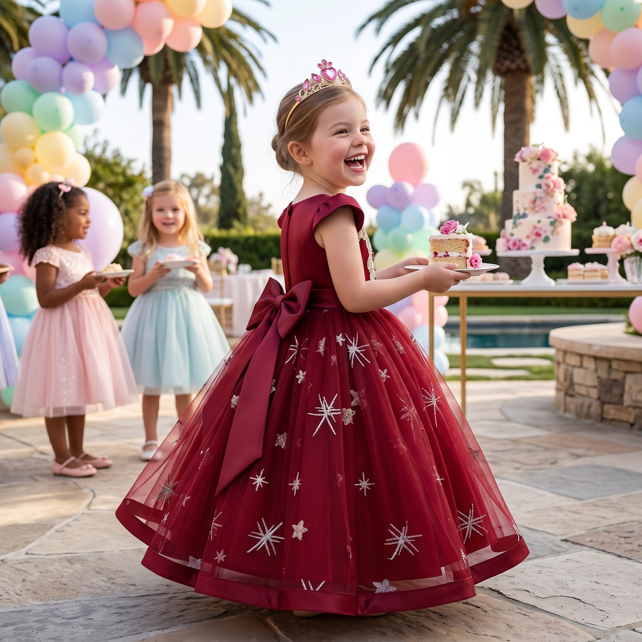 Lulu Gala | Ethereal Star Floor-Length Gown