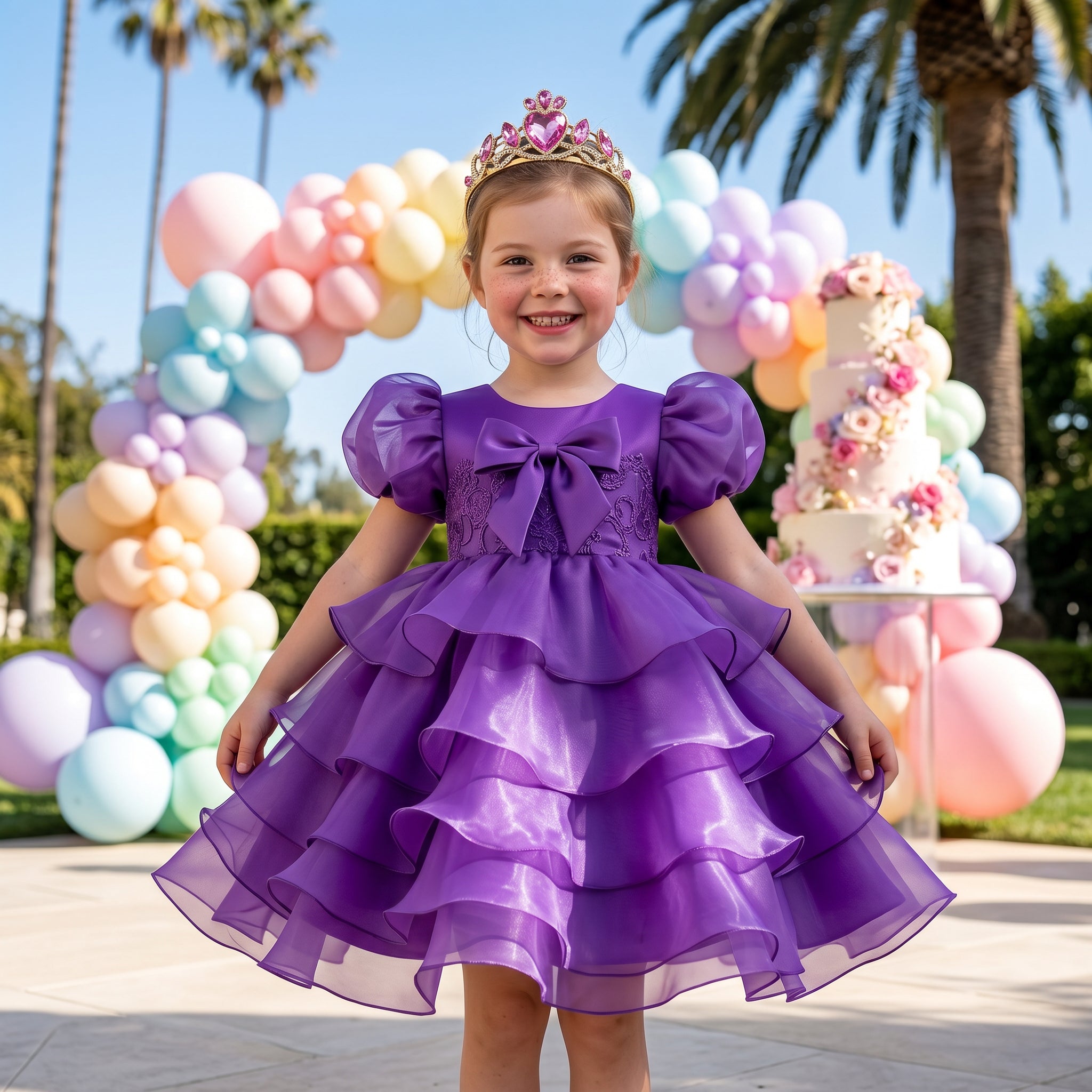 Lulu Gala | Sugar Plum Tiered Gown