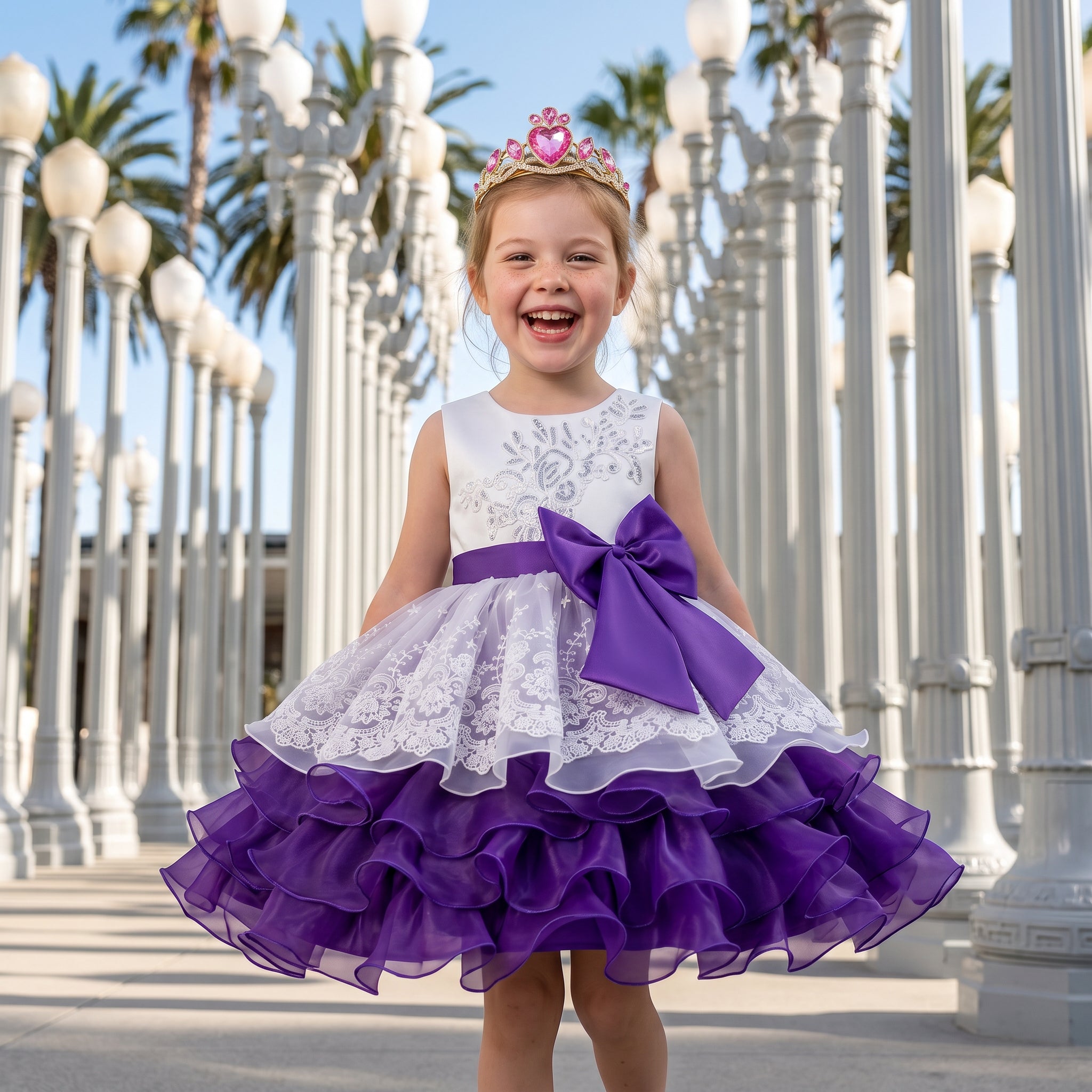 Lulu Gala | Majestic Blossom Ruffle Gown