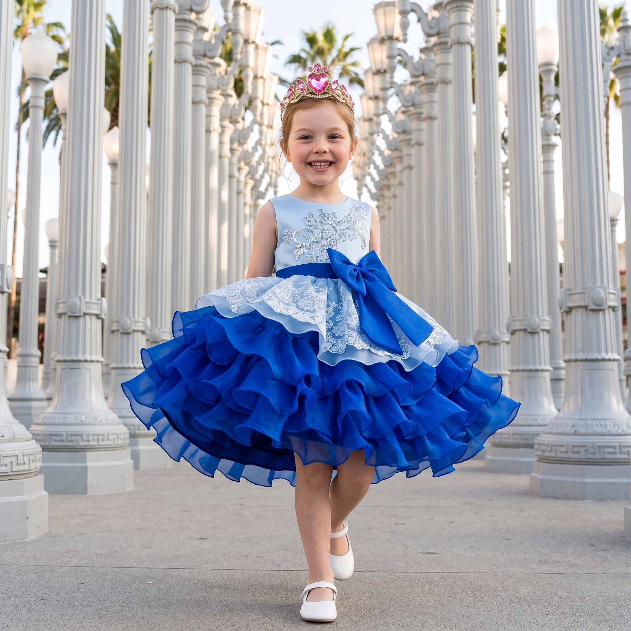 Lulu Gala | Majestic Blossom Ruffle Gown