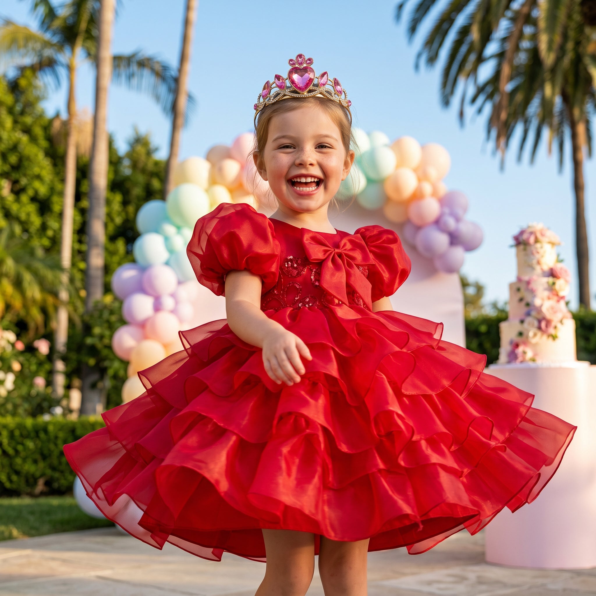 Lulu Gala | Sugar Plum Tiered Gown
