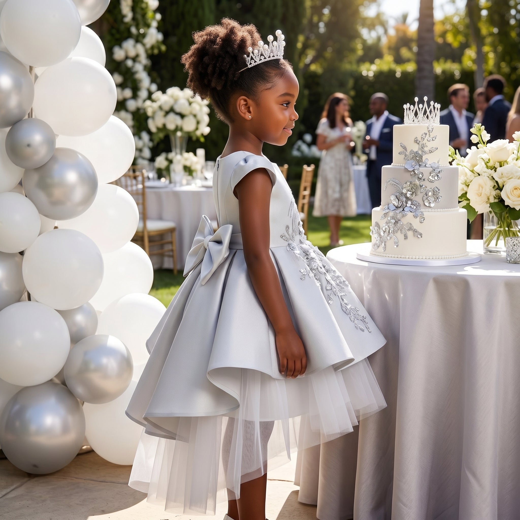 Lulu Gala | Swan Lake High-Low Gown
