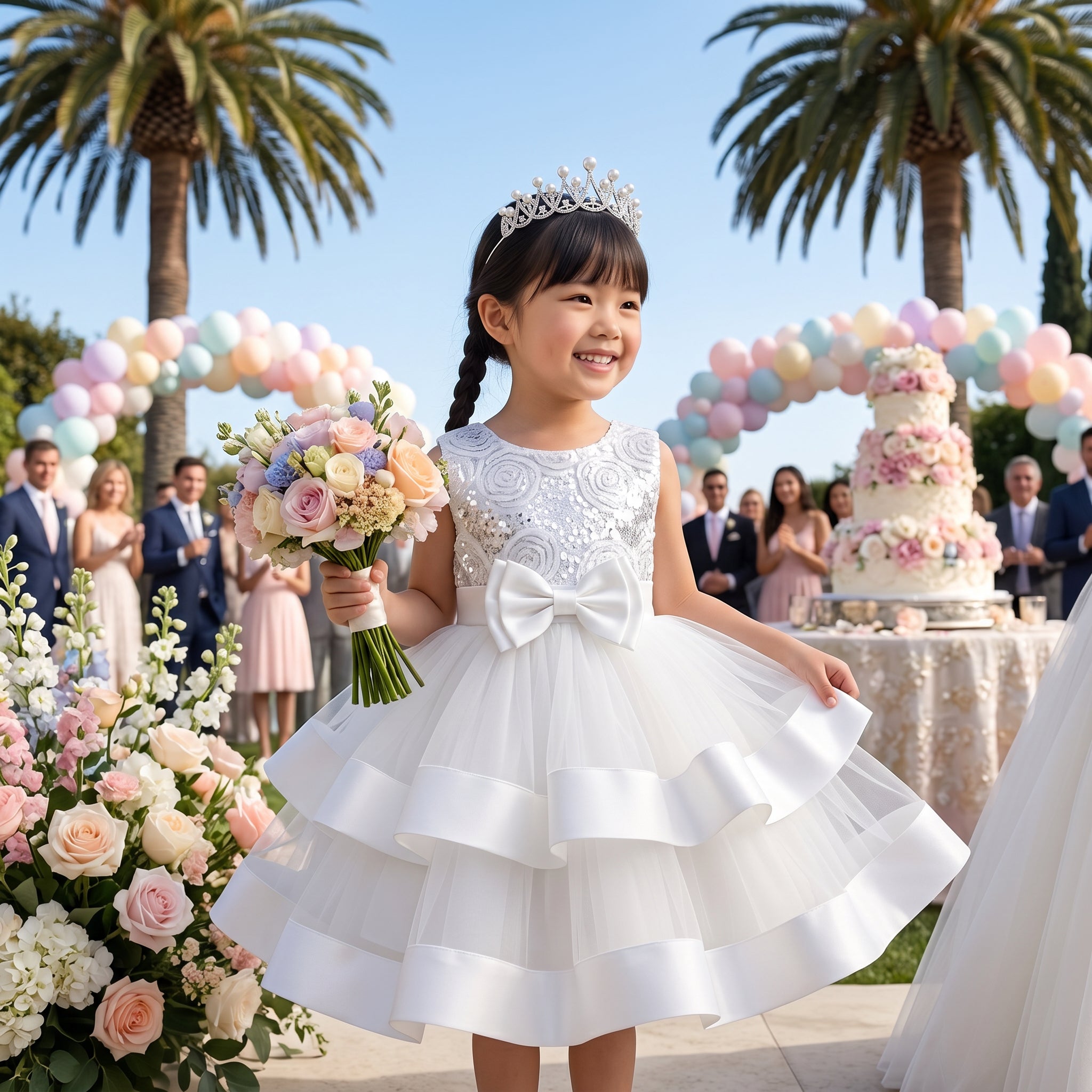 Lulu Gala | Bow Elegance Tulle Dress
