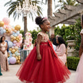 Lulu Gala | Regal Blossom Floor-Length Gown