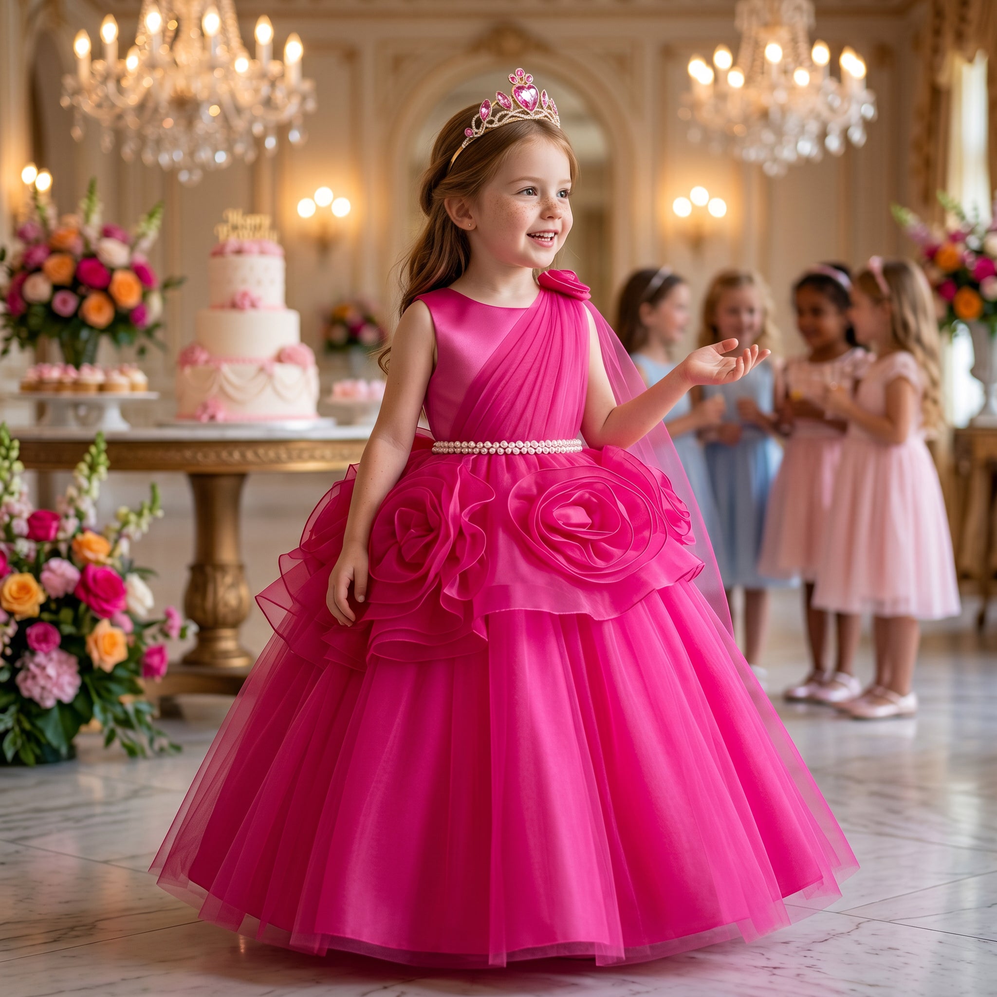 Lulu Gala | Rosette Royale Ball Gown
