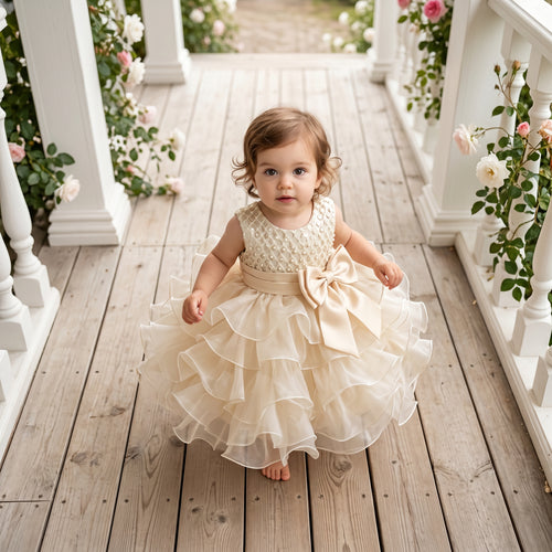 Lulu Gala | Bow Elegance Satin Dress