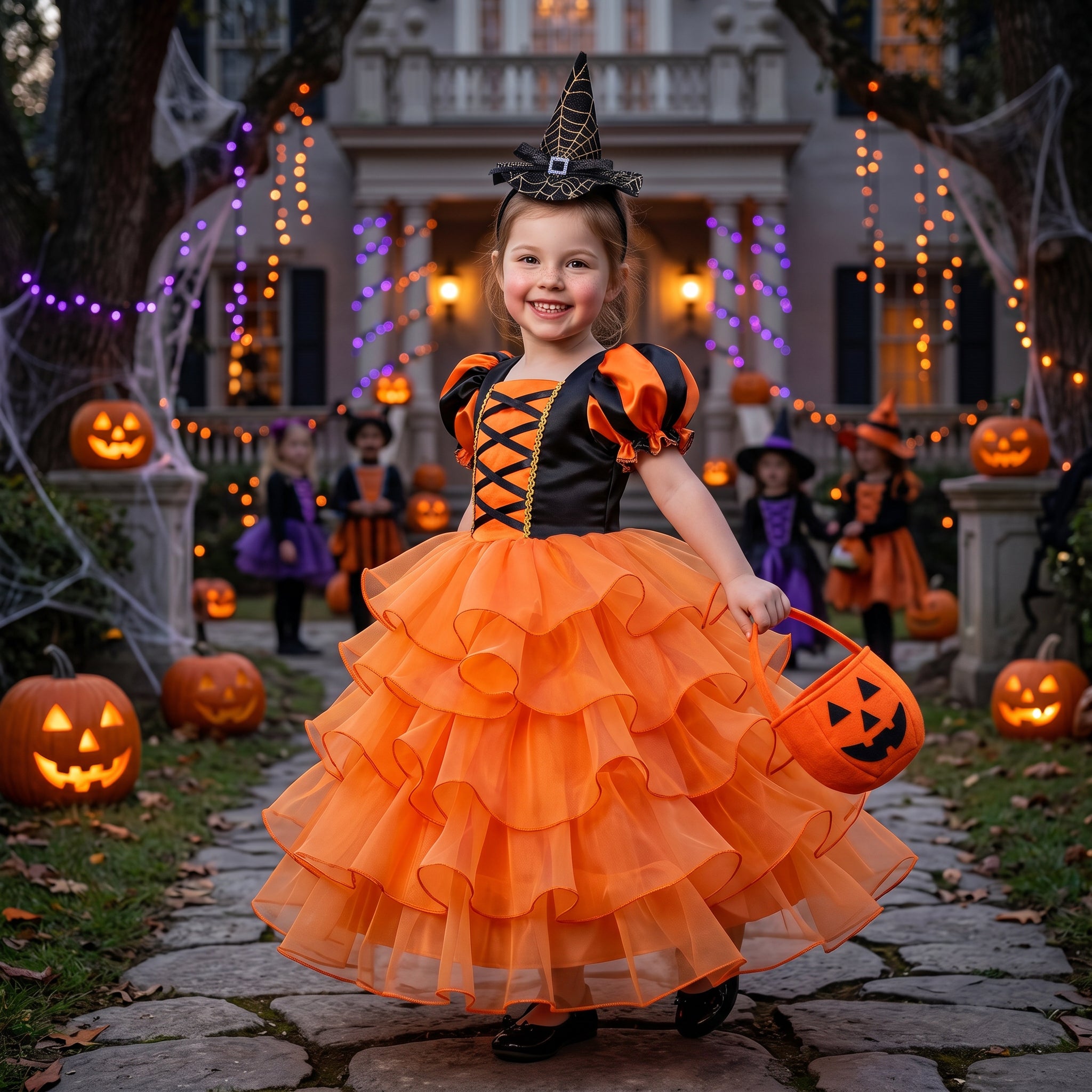 Lulu Gala | Spooky Spell Tiered Gown