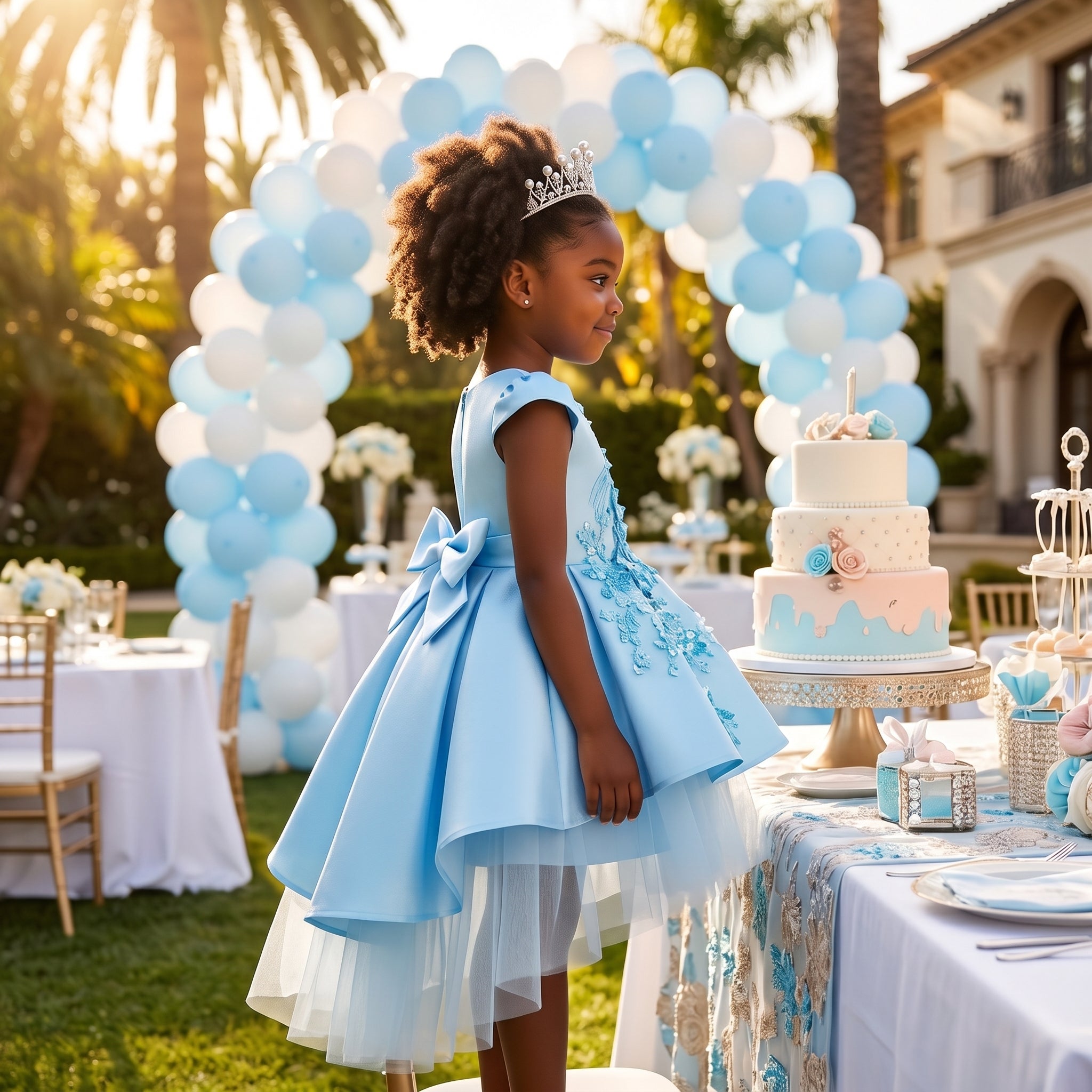 Lulu Gala | Swan Lake High-Low Gown