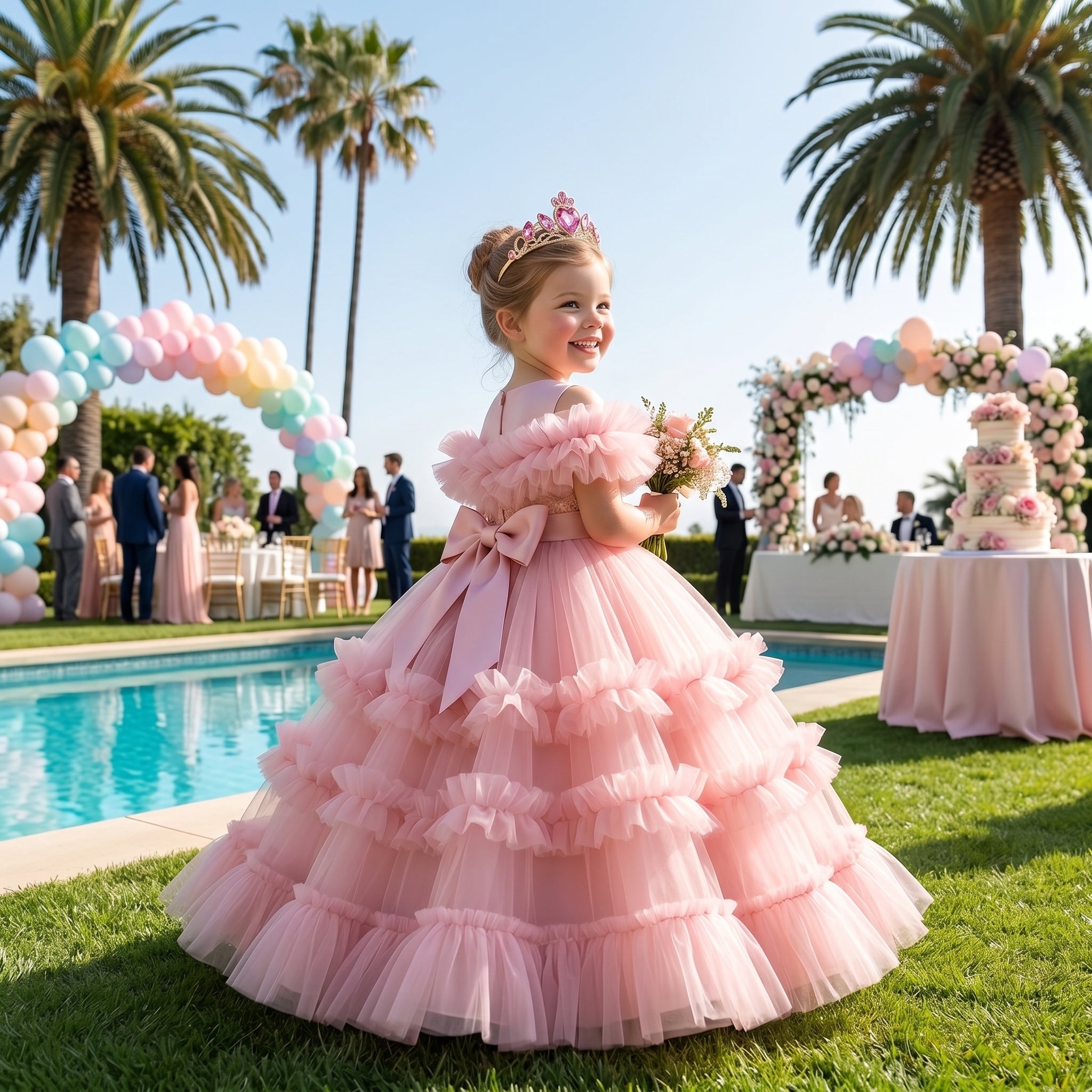 Lulu Gala | Cloud Symphony Ruffle Gown