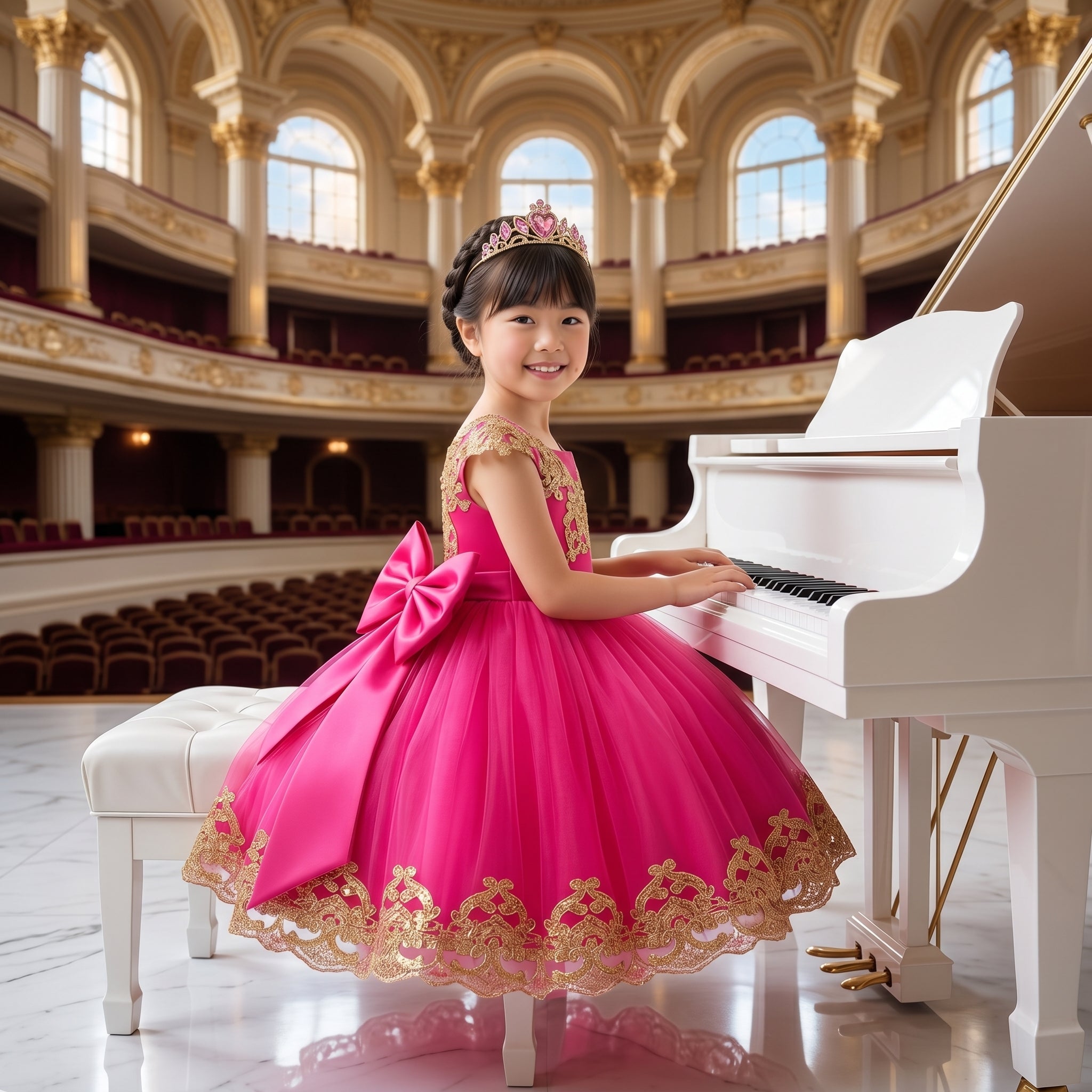 Lulu Gala | Crystal Symphony Tiered Gown