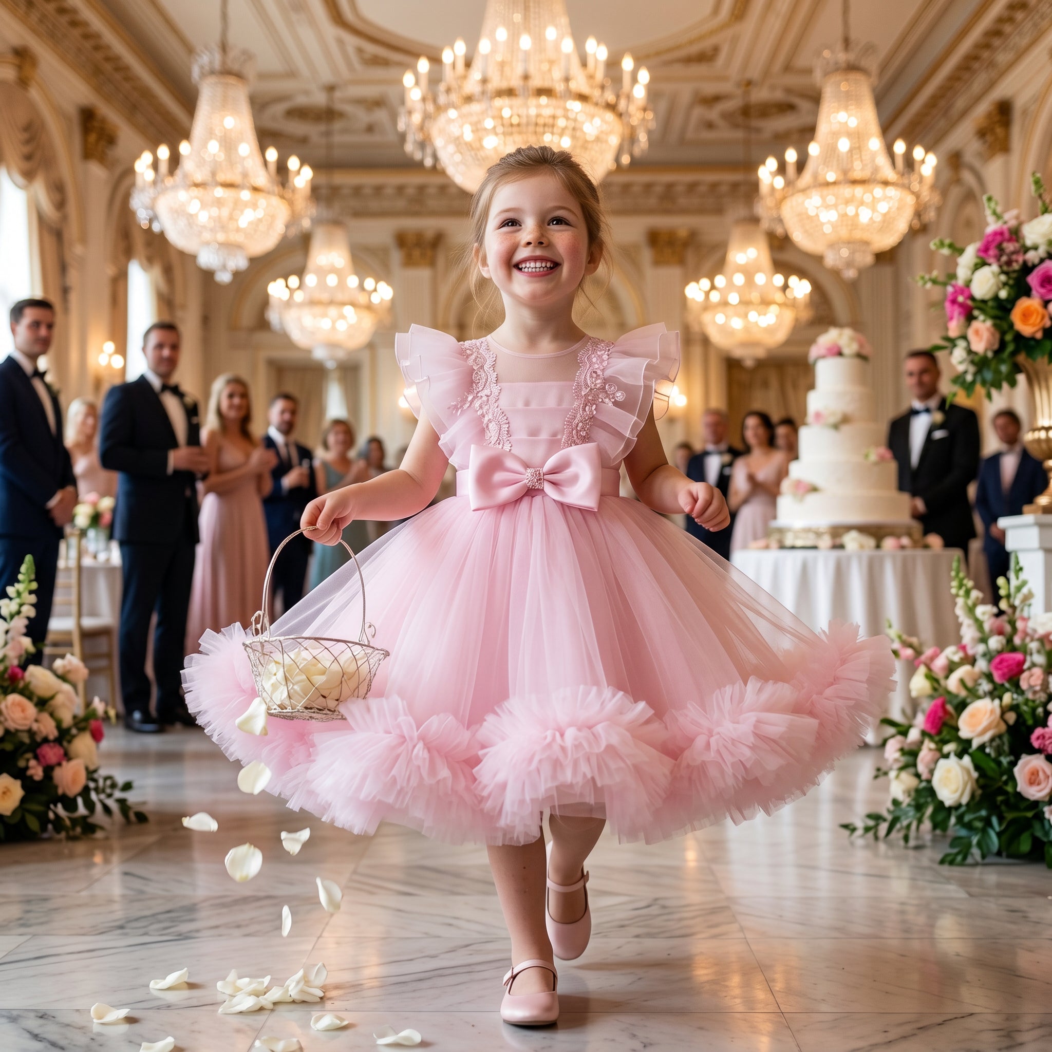 Lulu Gala | Petal Grace Tulle Gown