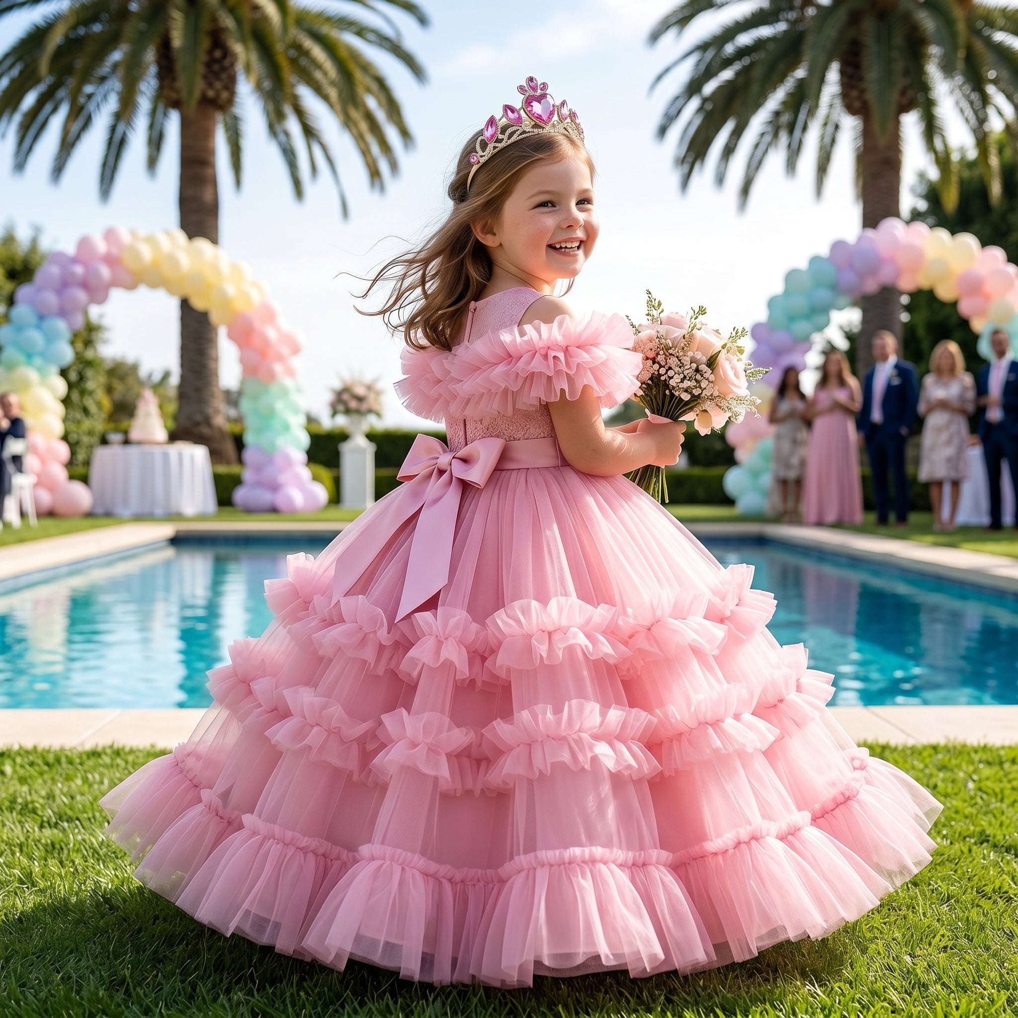 Lulu Gala | Cloud Symphony Ruffle Gown