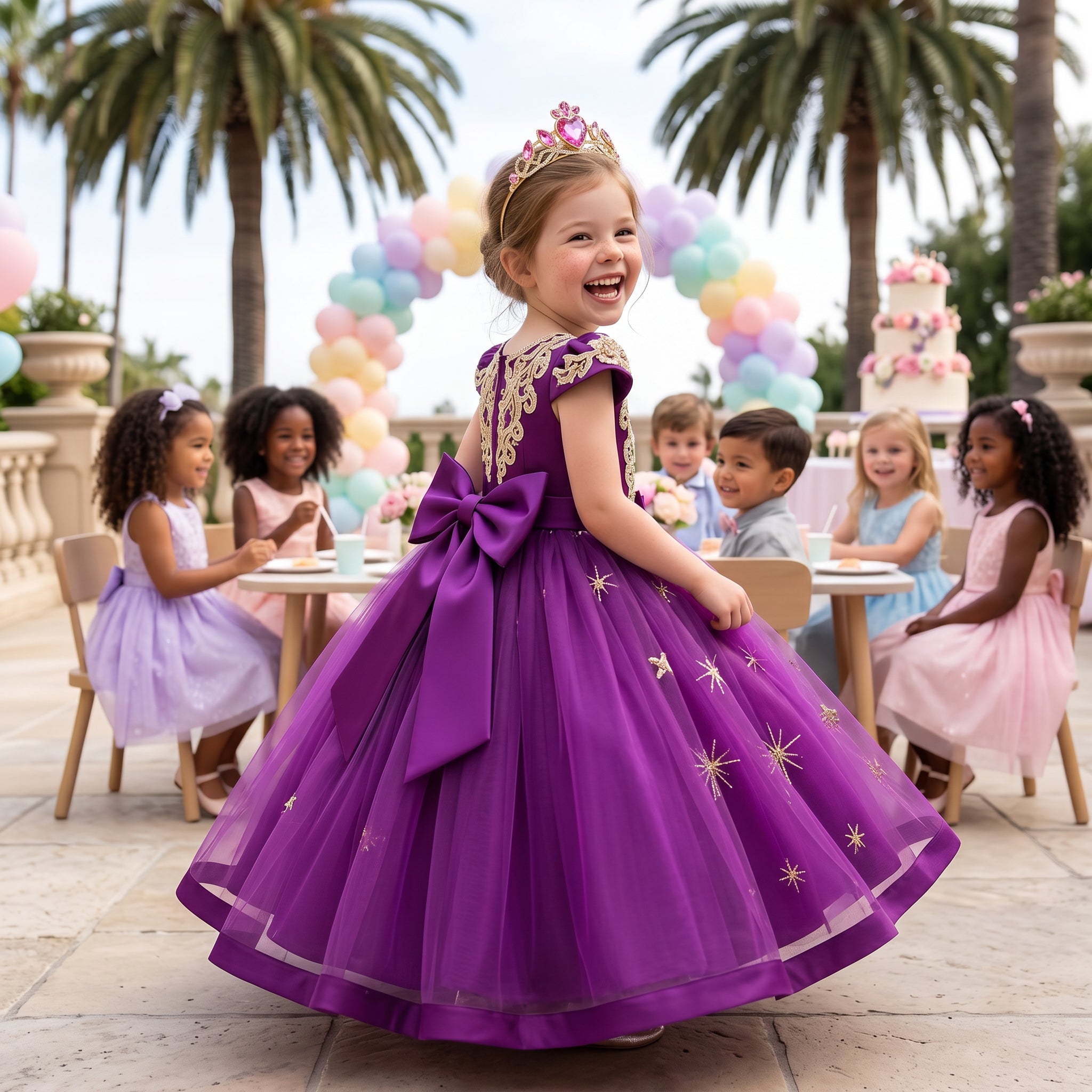 Lulu Gala | Ethereal Star Floor-Length Gown