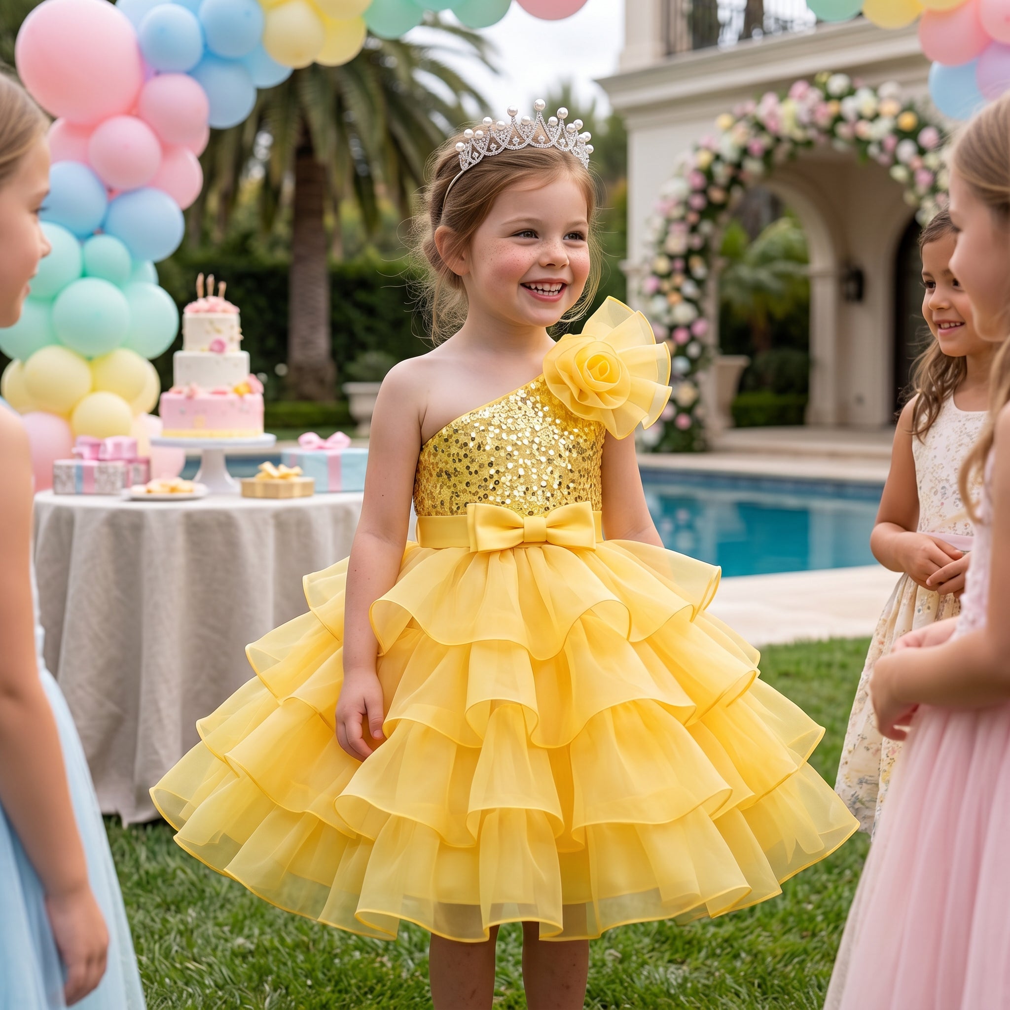 Lulu Gala | Fairy Blossom Tiered Dress