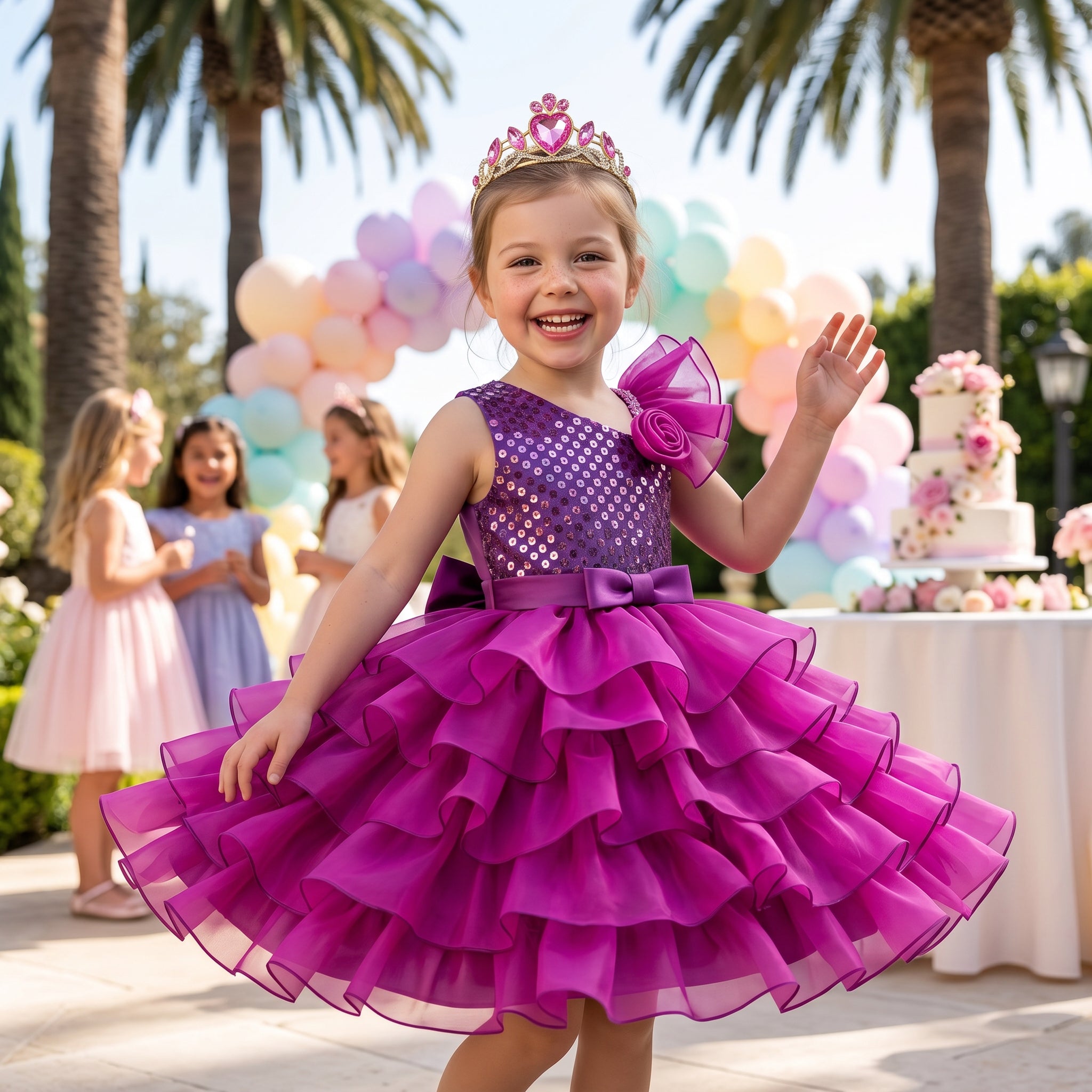 Lulu Gala | Fairy Blossom Tiered Dress