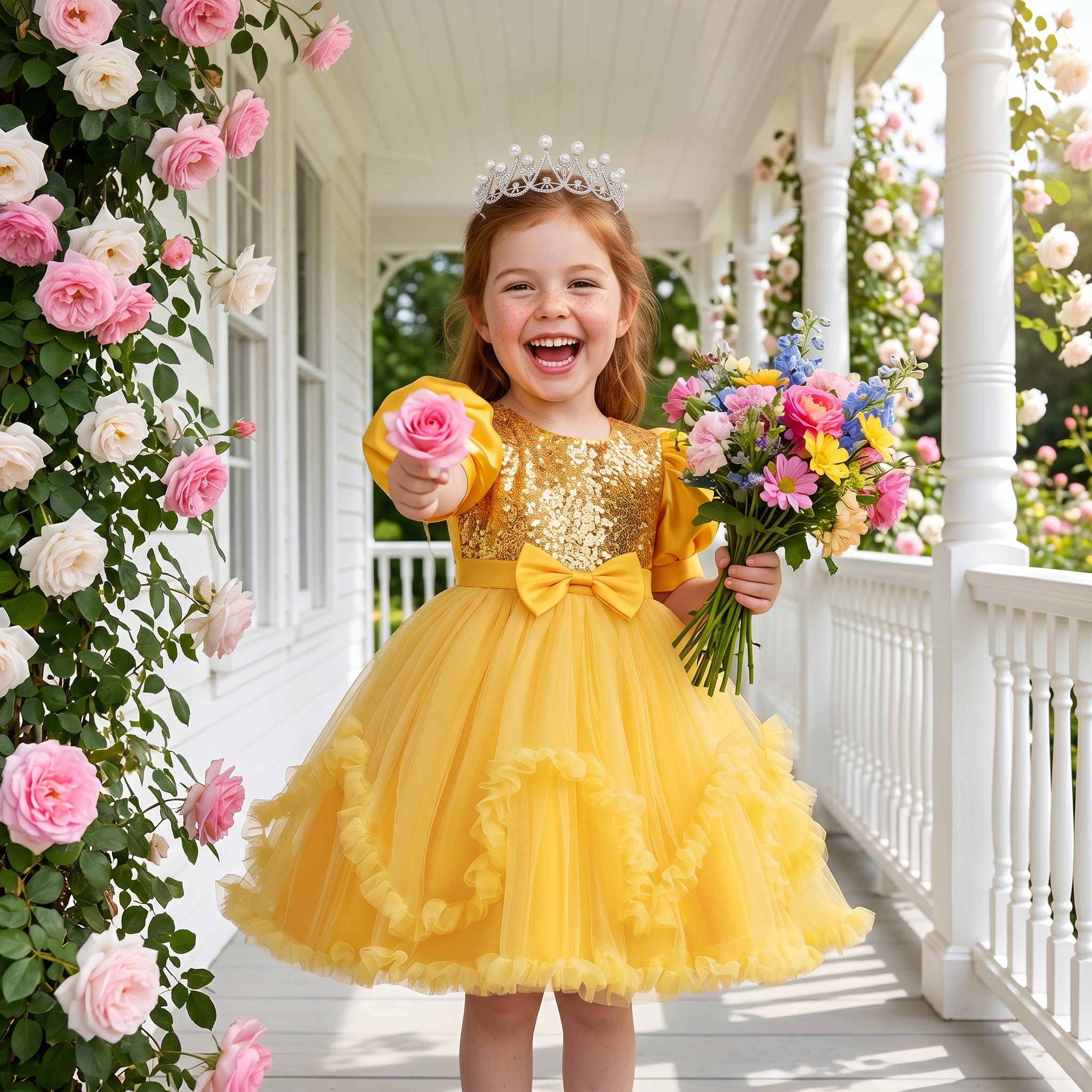 Lulu Gala | Imperial Grace Tiered Gown