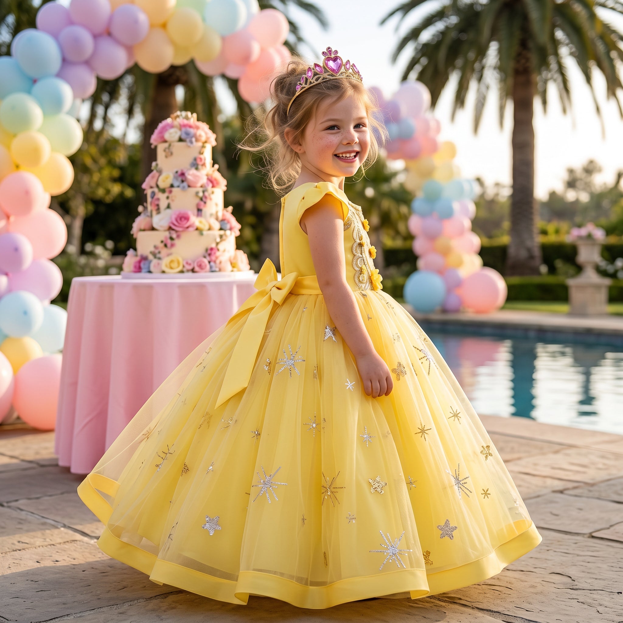 Lulu Gala | Ethereal Star Floor-Length Gown