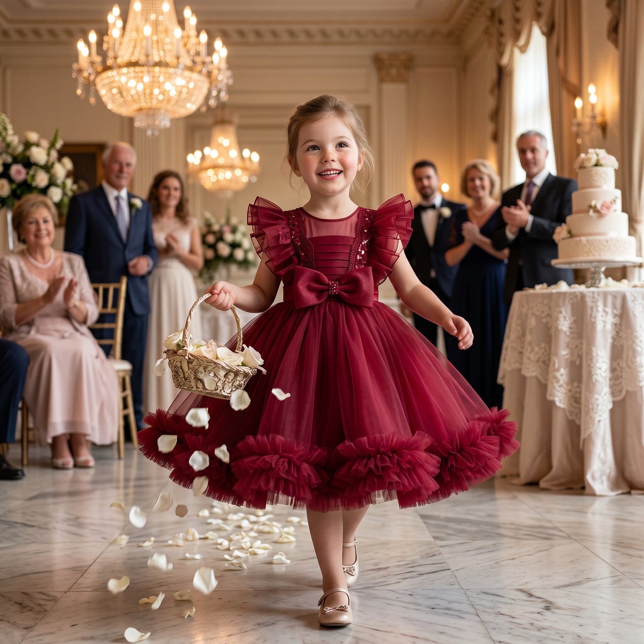 Lulu Gala | Petal Grace Tulle Gown