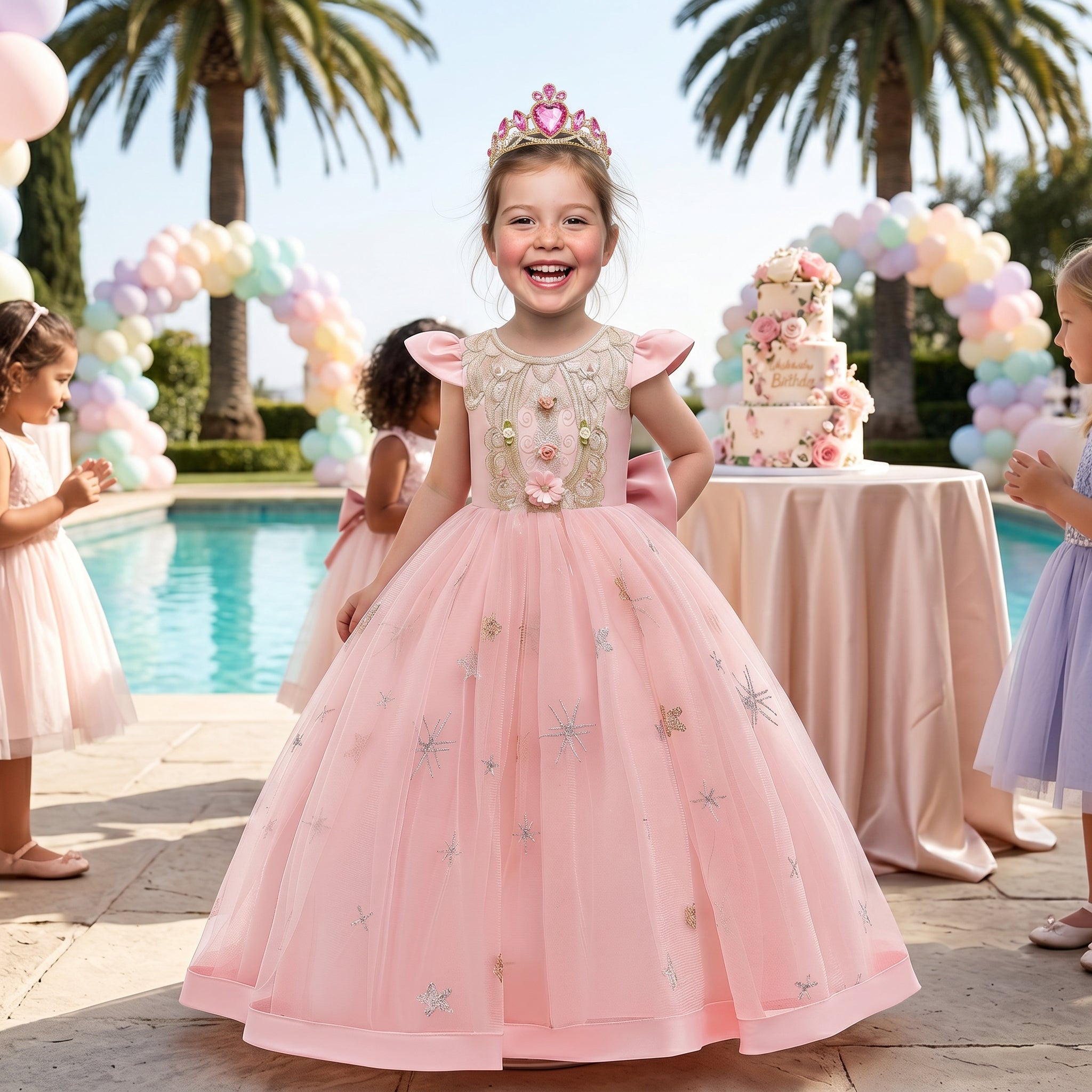 Lulu Gala | Ethereal Star Floor-Length Gown