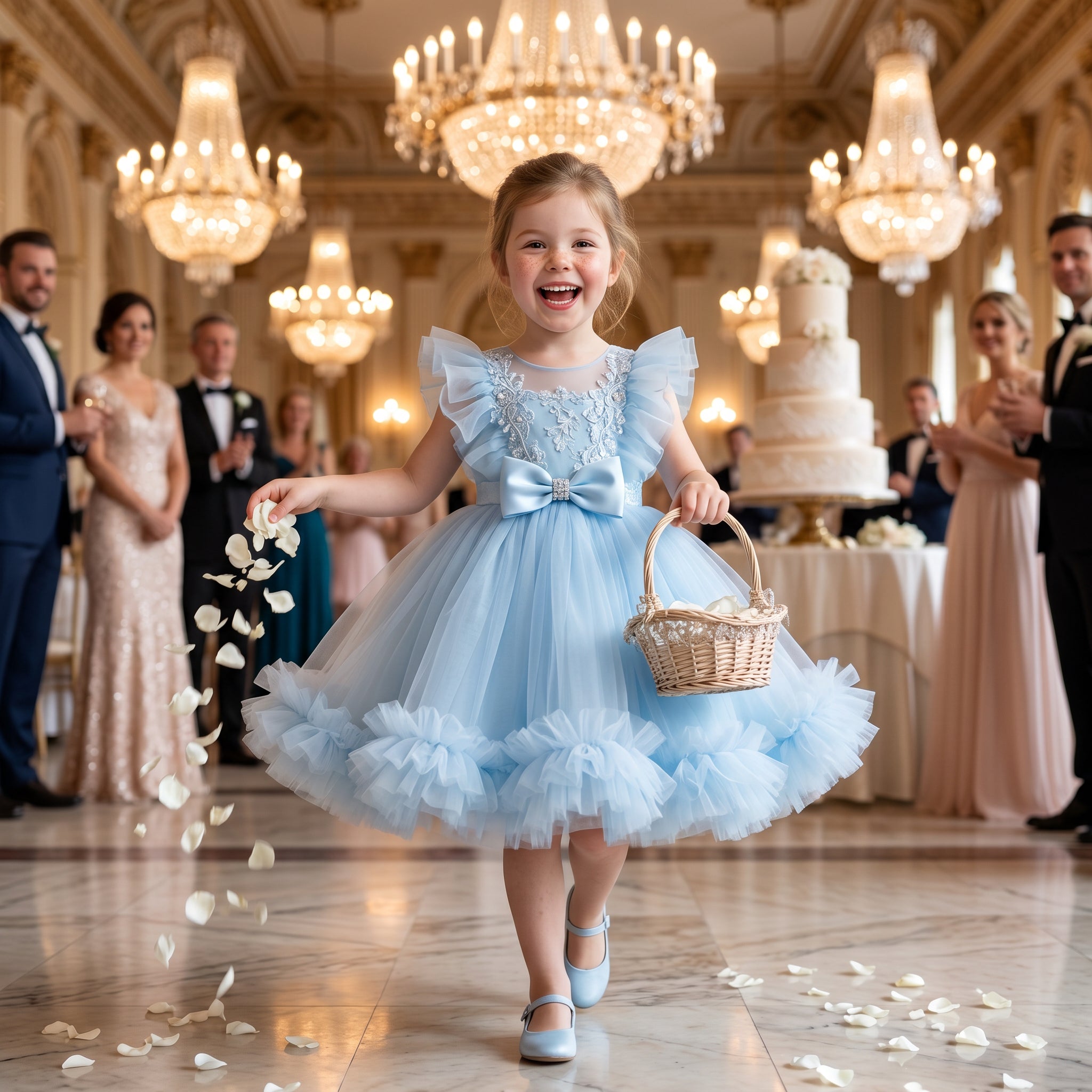Lulu Gala | Petal Grace Tulle Gown