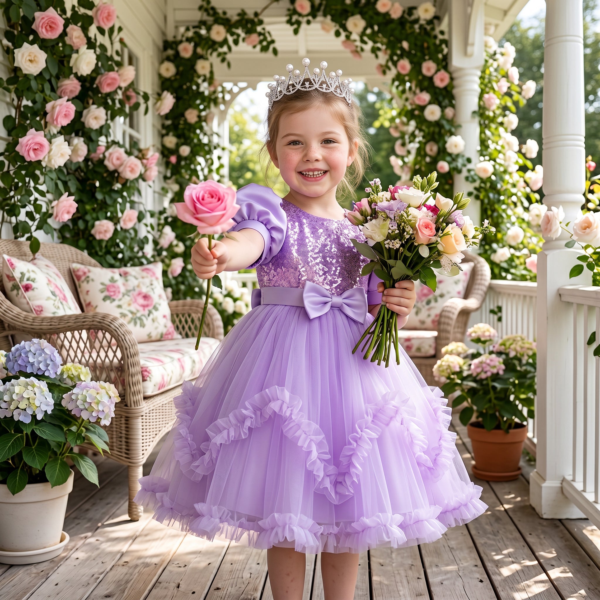 Lulu Gala | Imperial Grace Tiered Gown