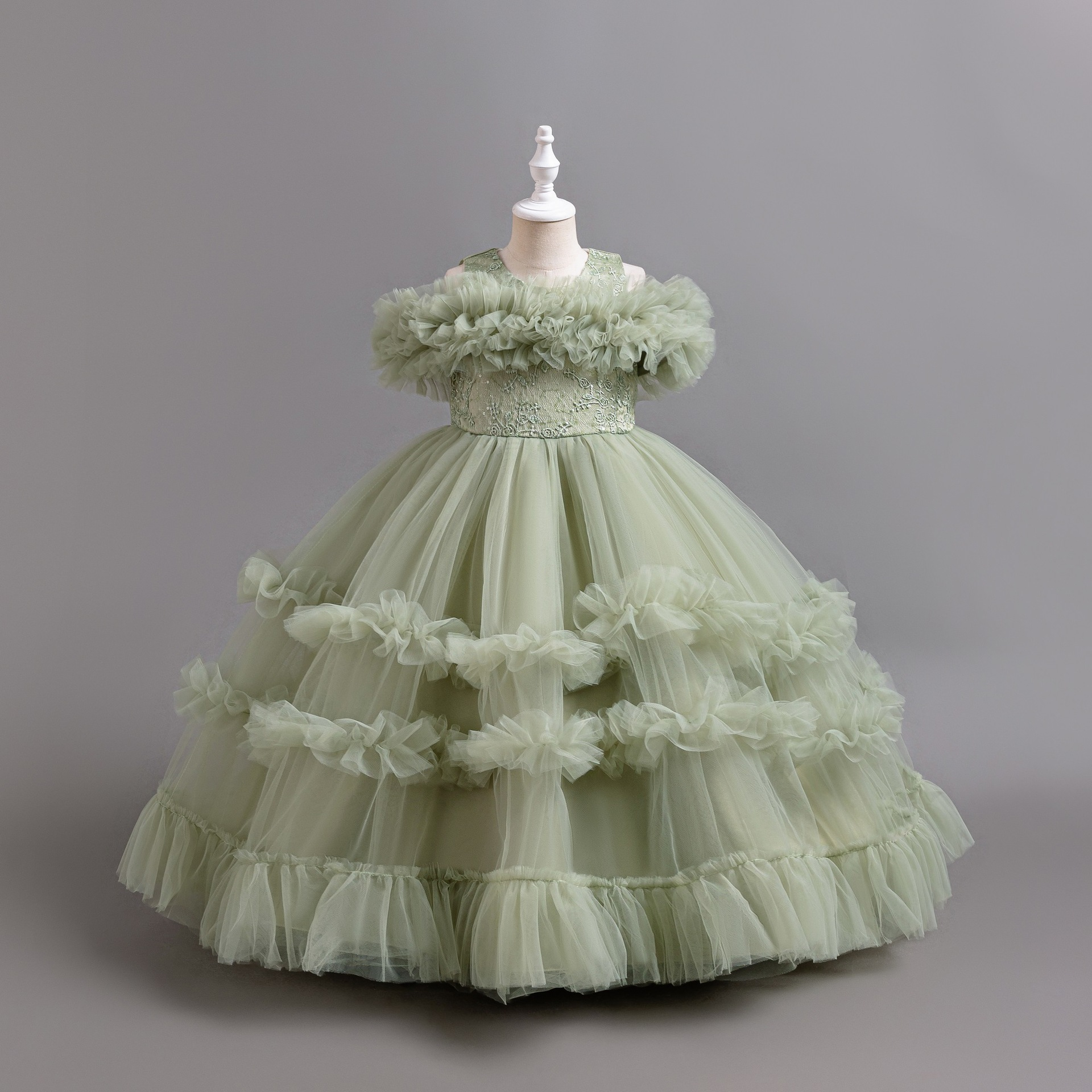 Lulu Gala | Cloud Symphony Ruffle Gown