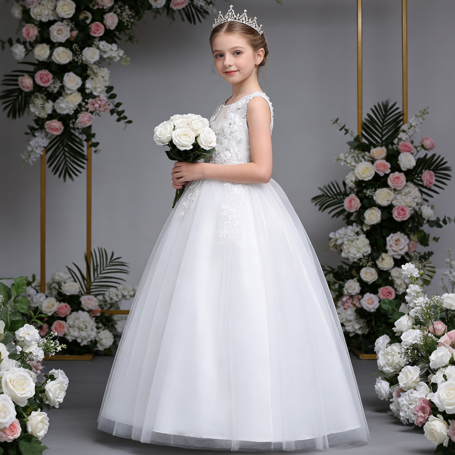Lulu Gala | Floating Petal Lace Gown