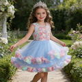 Lulu Gala | 3D Floral Symphony Tiered Gown